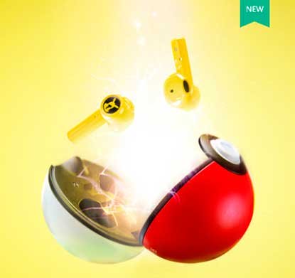 Razer lança fone de ouvido sem fio do Pikachu que carrega em uma Pokebola